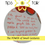 The Power of Small Gestures - Message