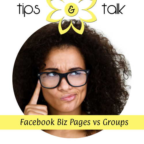 Woman wondering about Facebook Pages vs Groups