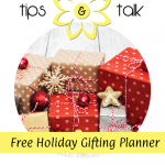Find out about the Free Holiday Gifting Planner