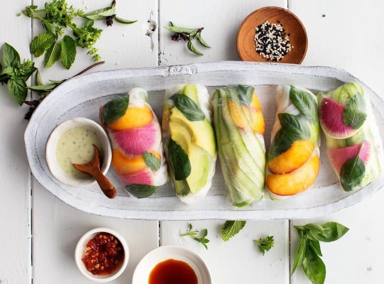 Avocado Summer Rolls Recipe from LoveAndLemons.com