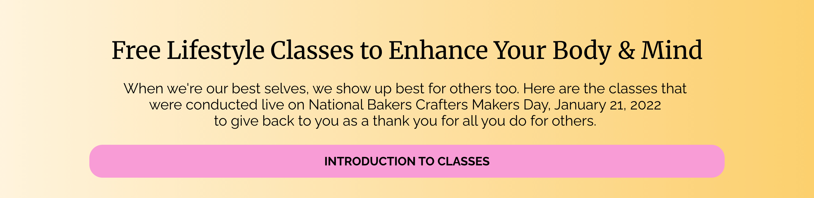 Free Classes